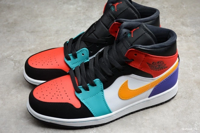 JORDAN BRED 554724-125 1 AIR MID MULTI-COLOR 0214